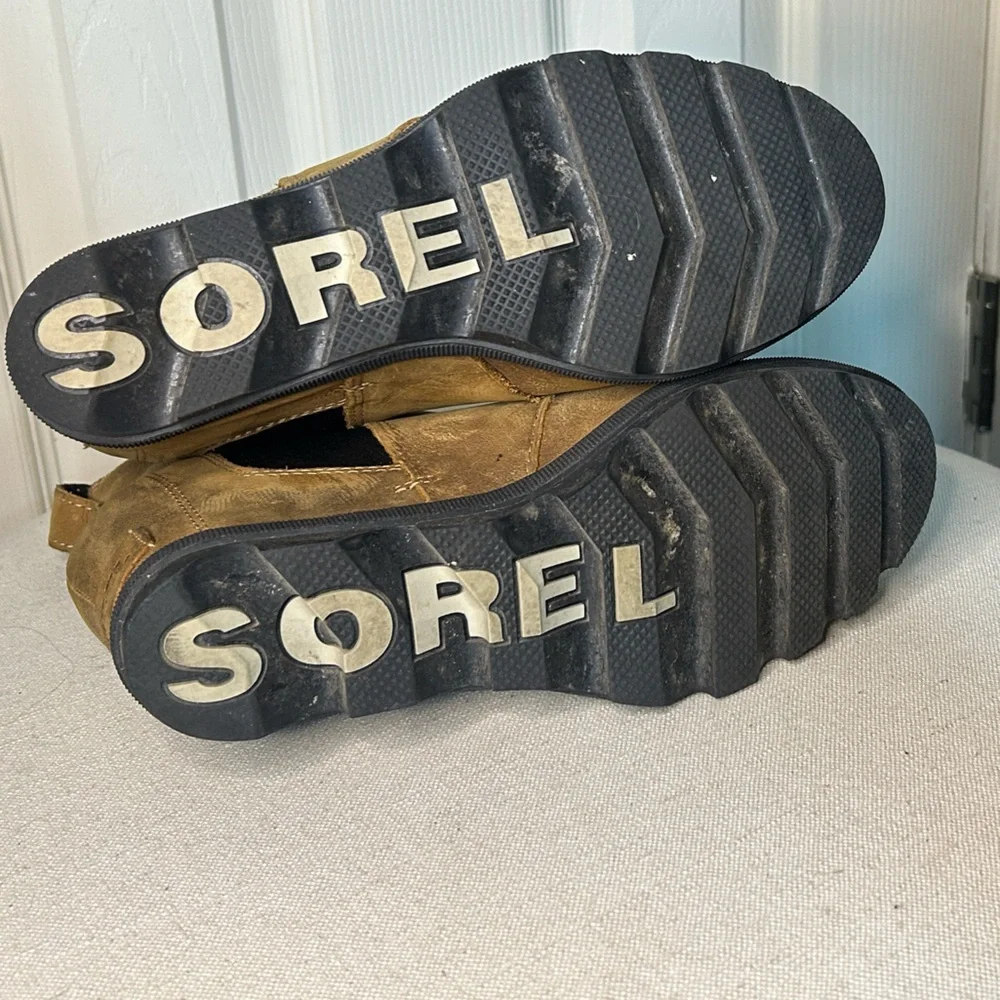 Sorel Women's Joan Of Arctic™ Wedge II Chelsea Bootie in Elk Snow Boot Sz 8.5